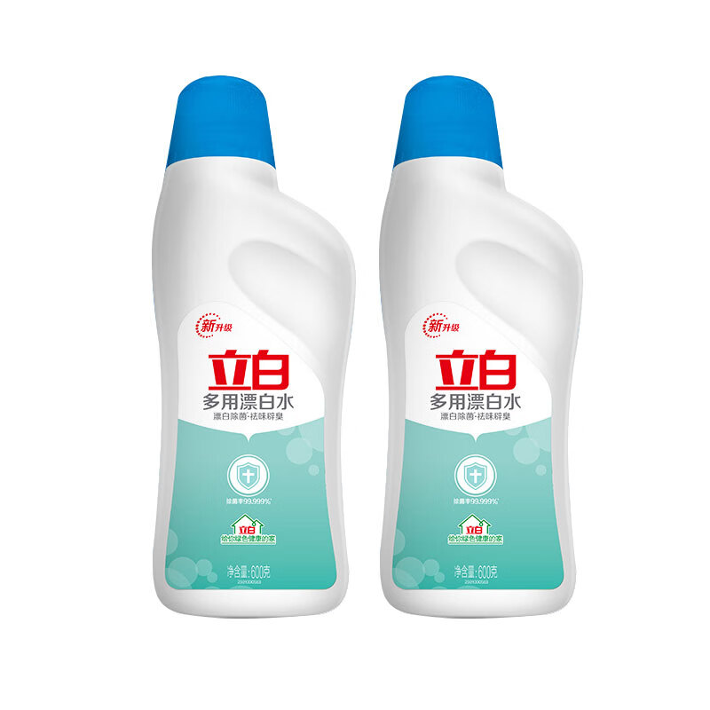 立白多用漂白水600g瓶*2