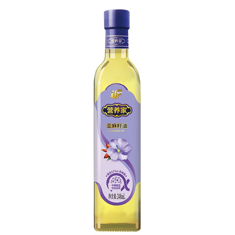 中粮福临门营养家亚麻籽油248ml