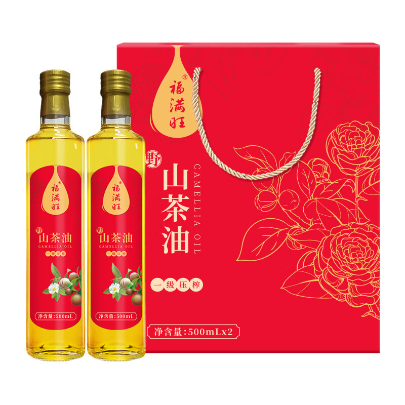 克莉娜福满旺山茶油500ML*2礼盒