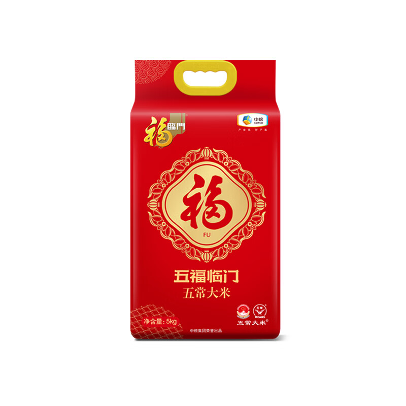 中粮福临门五福临门五常大米5kg