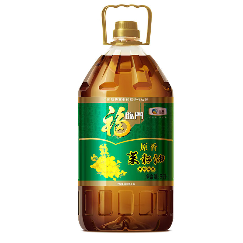 福临门原香菜籽油5L
