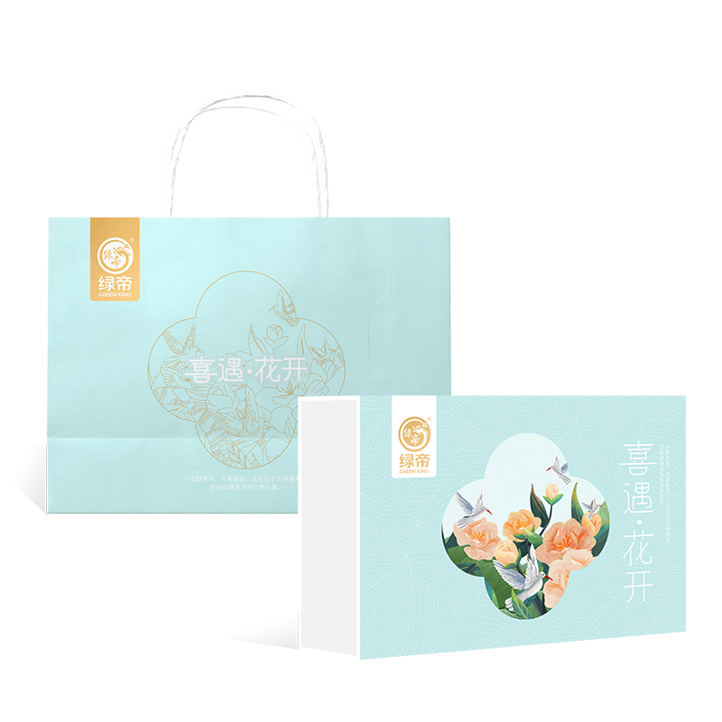 绿帝喜遇花开礼盒263款