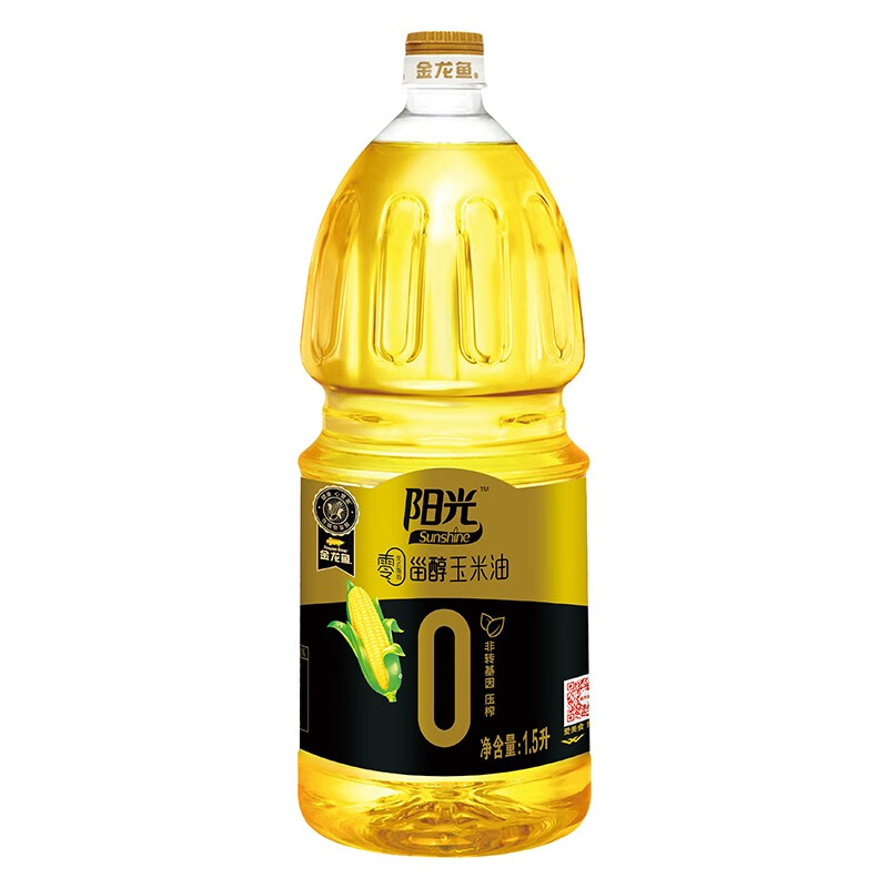 金龙鱼零反式压榨玉米油1.5L