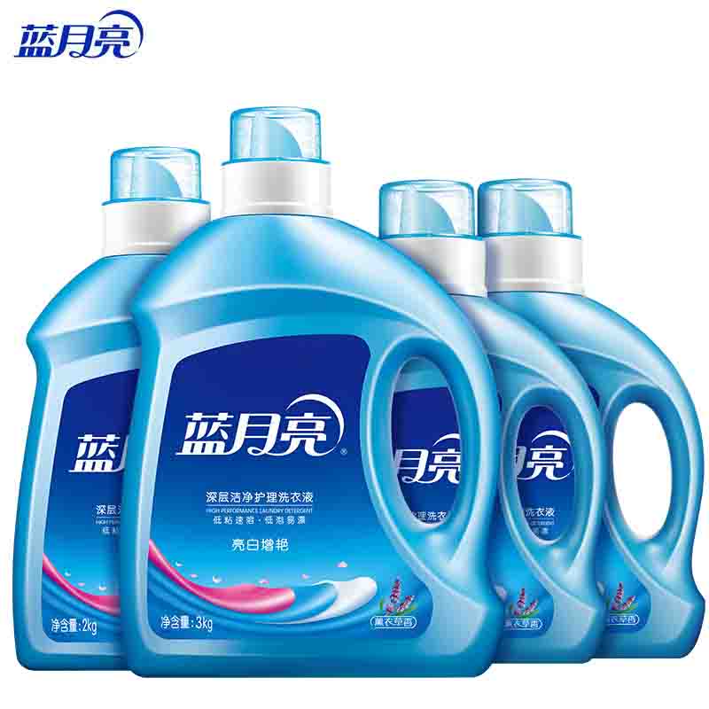 蓝月亮洗衣液14斤全瓶装（3kg+2kg+1kg*2瓶）