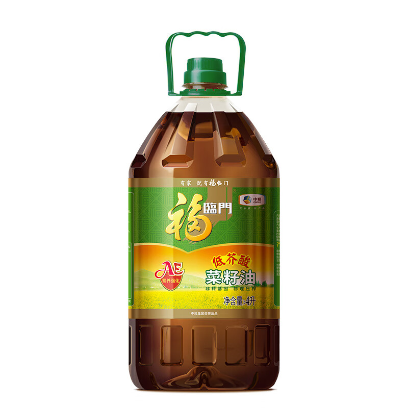 福临门家香味AE浓香营养菜籽油（非转压榨）5L