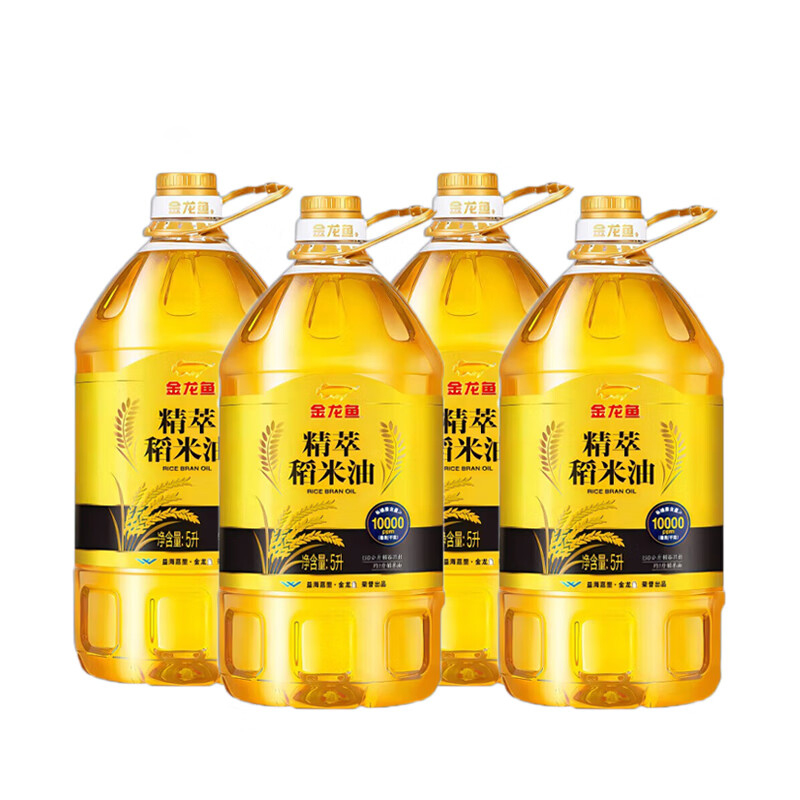 金龙鱼精萃稻米油5L*4