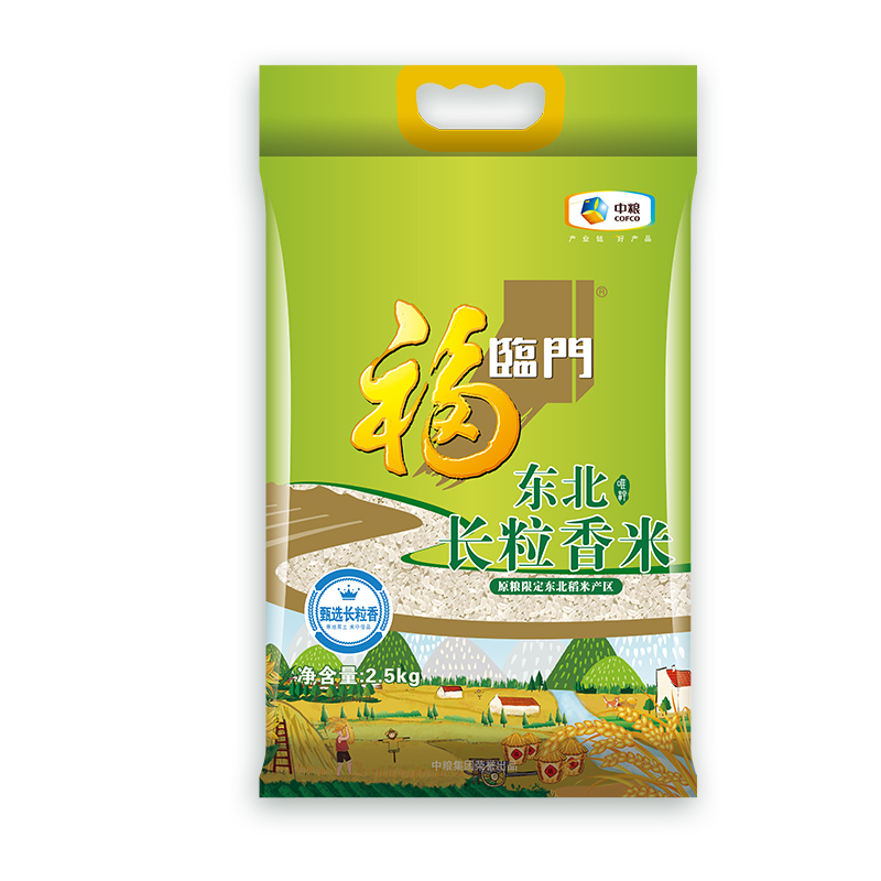中粮福临门唯粹东北长粒香米2.5kg
