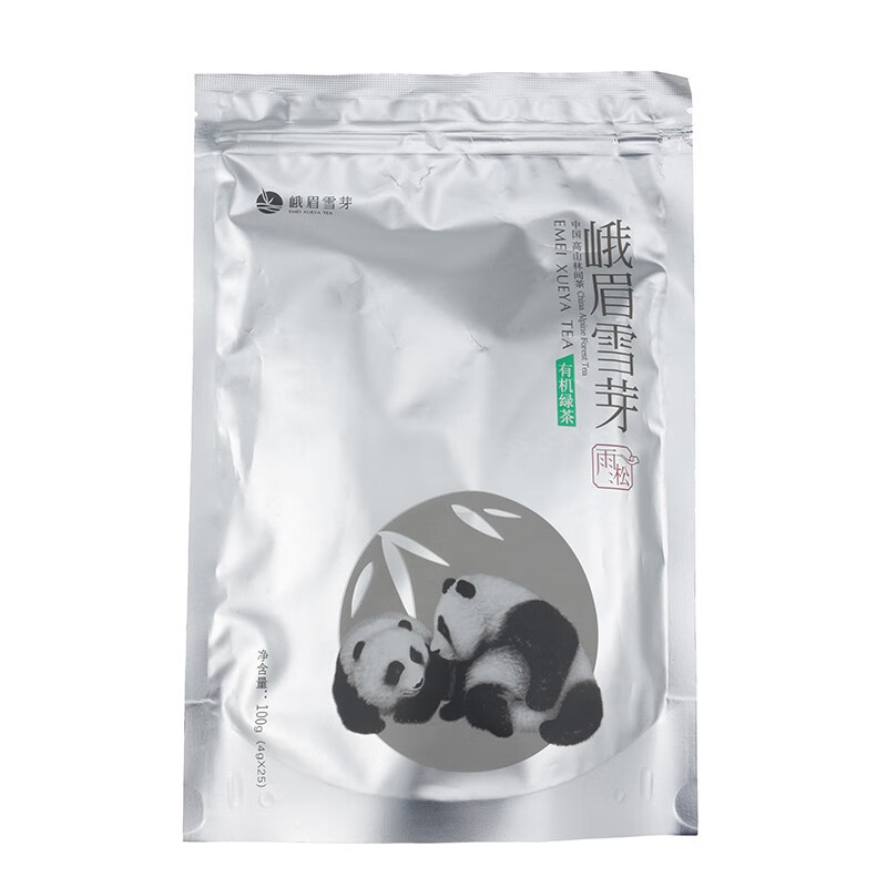 峨眉雪芽雨凇有机绿茶礼盒100g