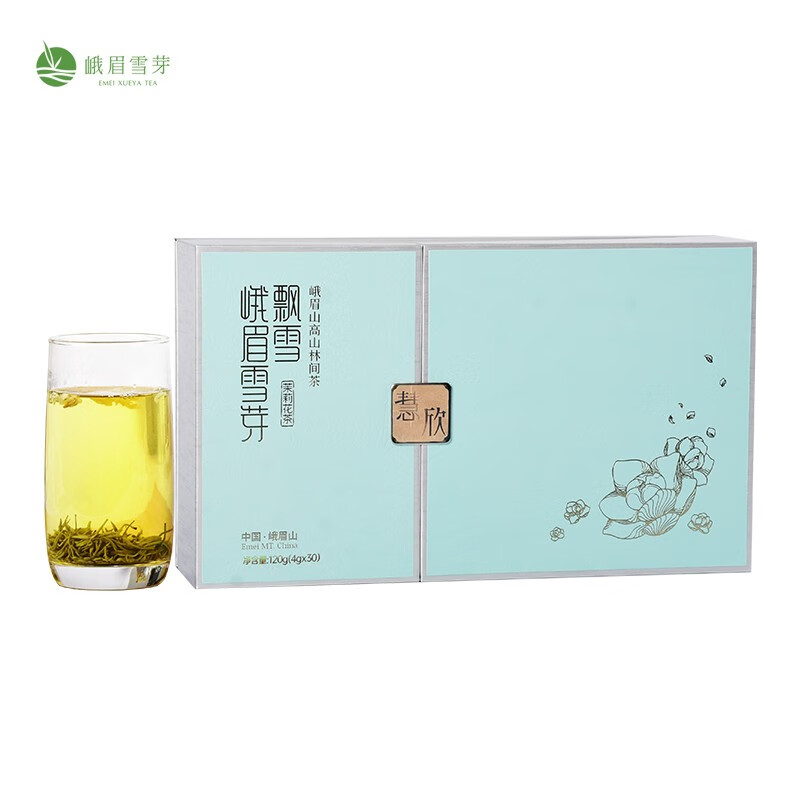 峨眉雪芽飘雪慧欣礼盒装120g