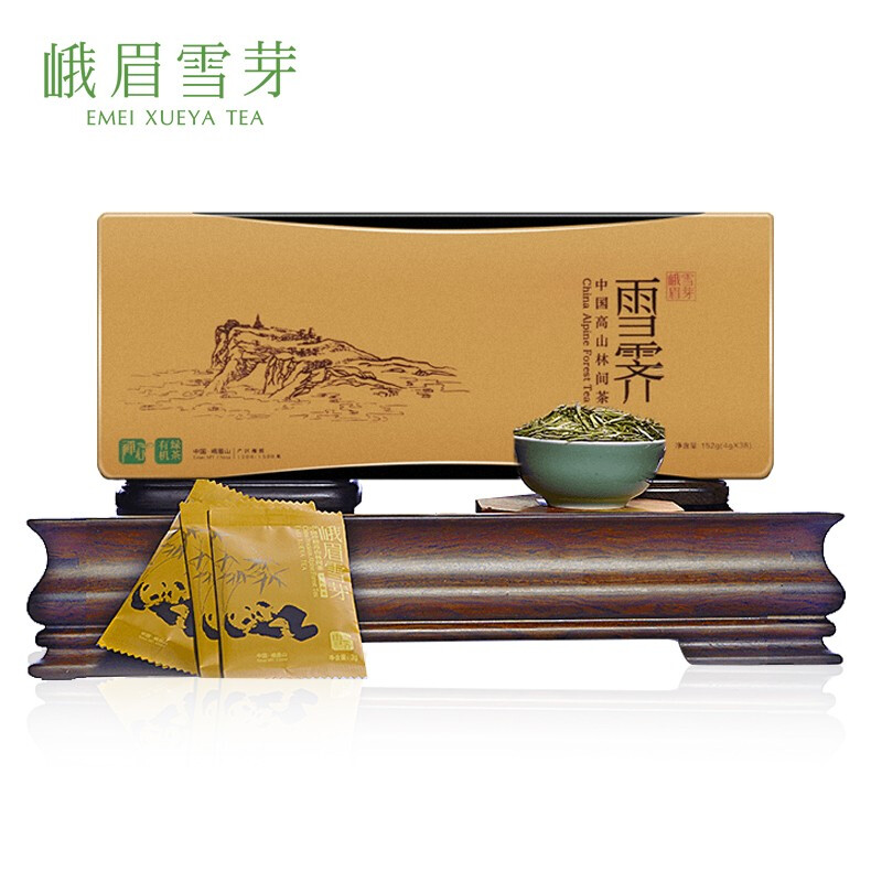 峨眉雪芽雪霁禅心礼盒装152g