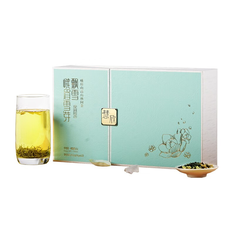 峨眉雪芽飘雪慧欣礼盒装252g