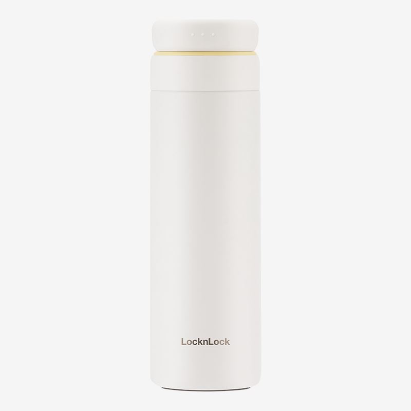 LHC3290WHT乐扣乐扣立立推盖保温杯450mL（白）