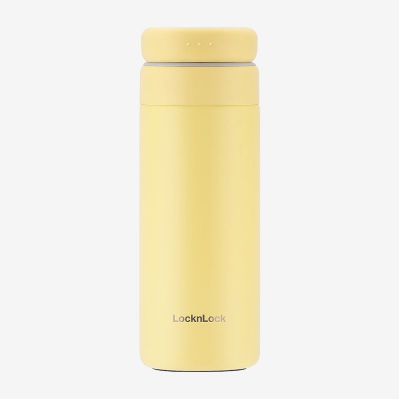 LHC3289YEL乐扣乐扣立立推盖保温杯350mL（黄）