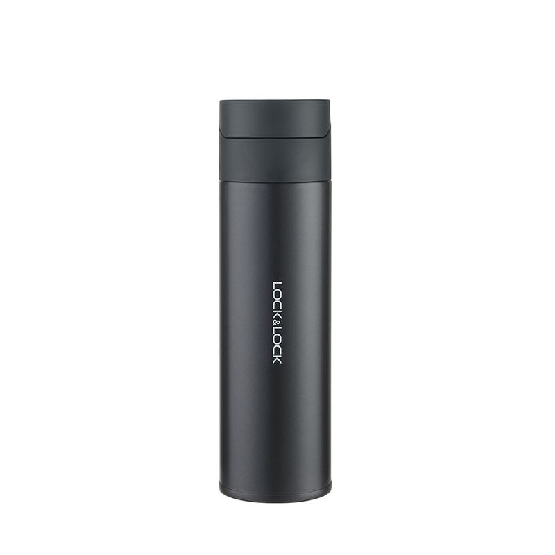 乐扣乐扣LHC6524FU黛晶后弹盖保温杯（灰色）