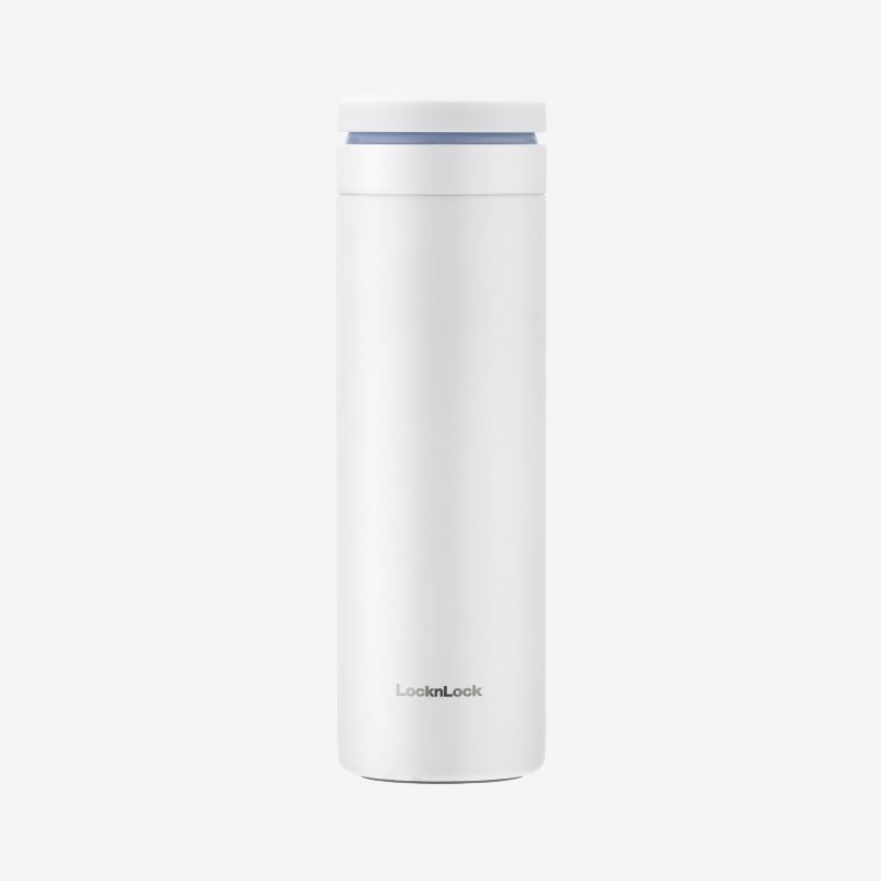 LHC4287WHT乐扣乐扣柔光旋盖440mL（白）