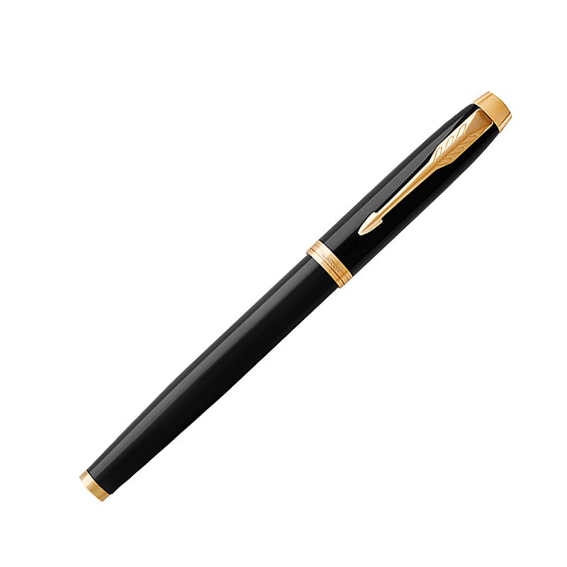 派克(PARKER)IM2015系列纯黑丽雅金夹墨水笔