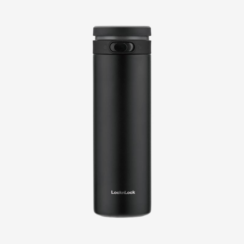 LHC3274BLK乐扣乐扣柔光弹跳盖430mL（黑）