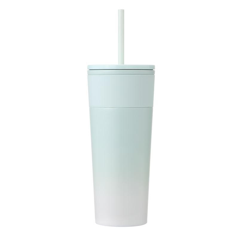 星巴克清透薄荷绿款不锈钢吸管杯11158530