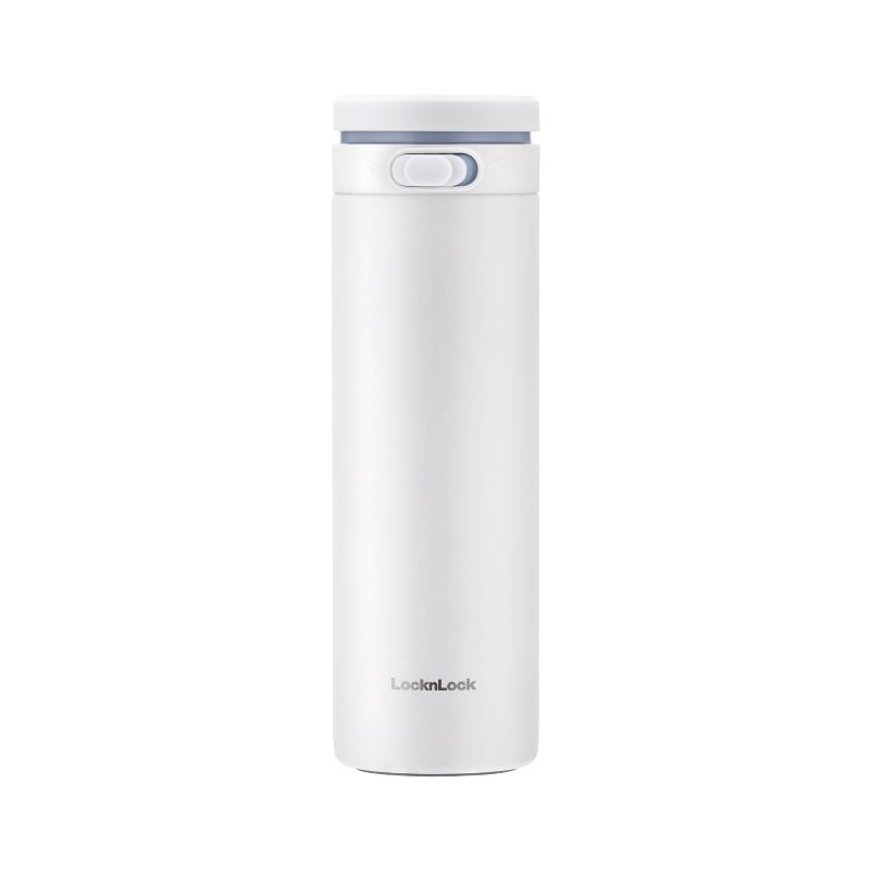 LHC3274WHT乐扣乐扣柔光弹跳盖430mL（白）