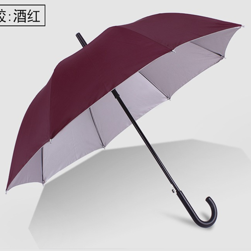 23寸铁中棒直伞