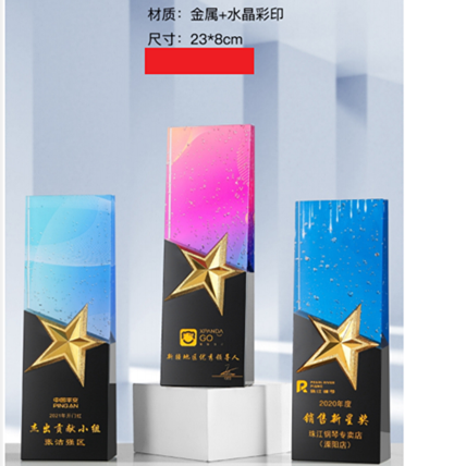 炫彩水晶奖杯