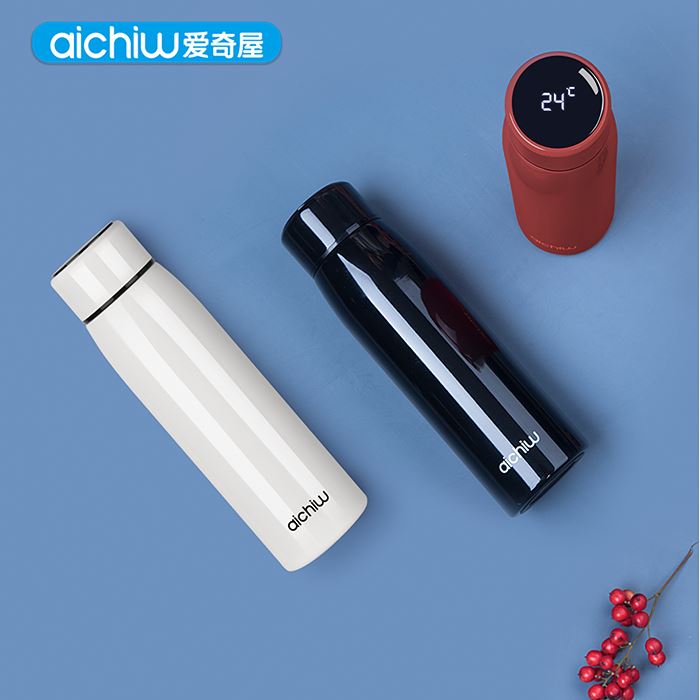 爱奇屋丽宝保温杯显温