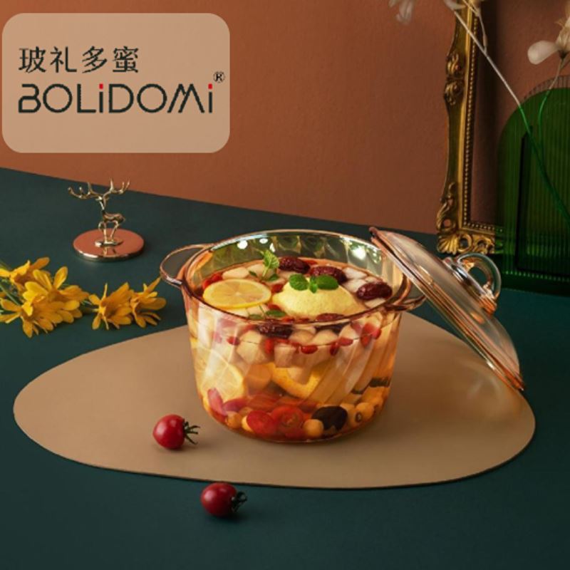 玻礼多蜜海棠耐热煲