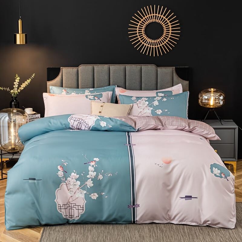 吉眠优品绒棉大版花四件套-花香满屋