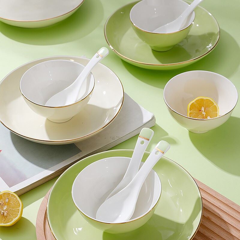 菲米生活轻奢食光陶瓷餐具套装