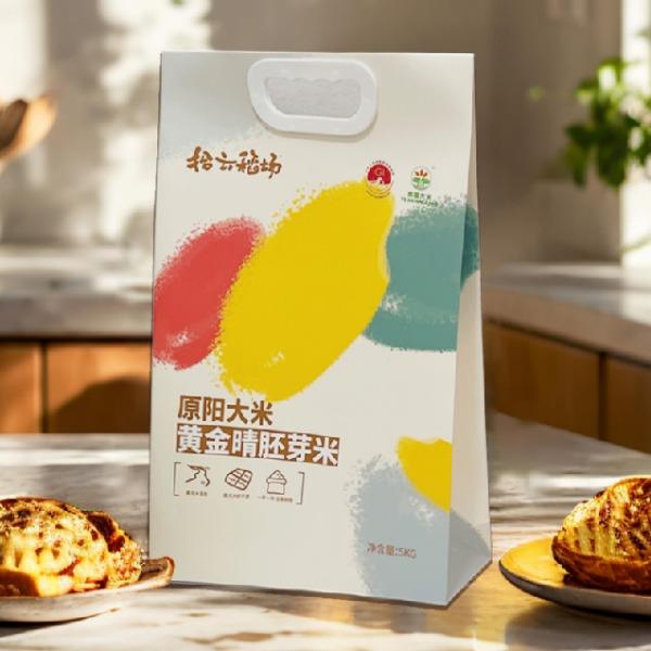新乡特产原阳大米黄金晴胚芽米