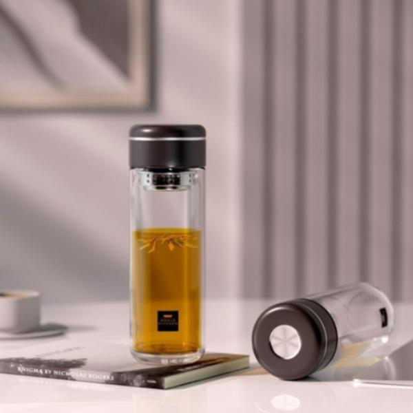 康宁乐欣玻璃杯290mL一黑