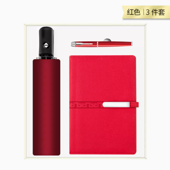 商务套装镜面记事本三件套