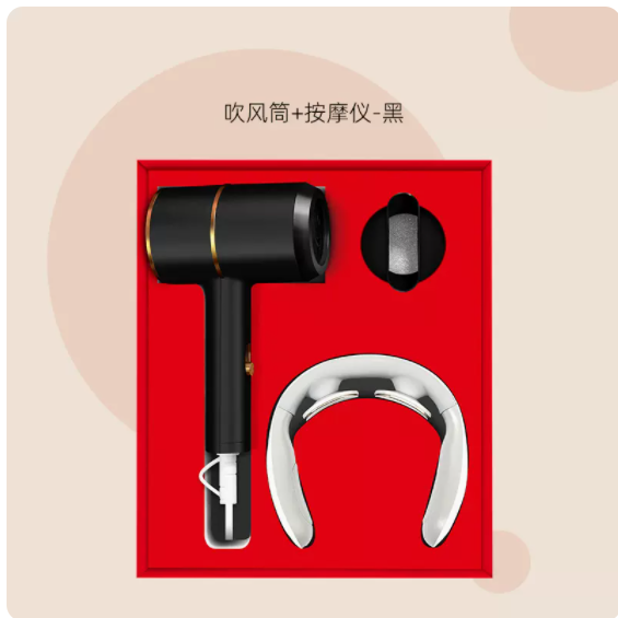商务套装吹风机颈椎仪两件套