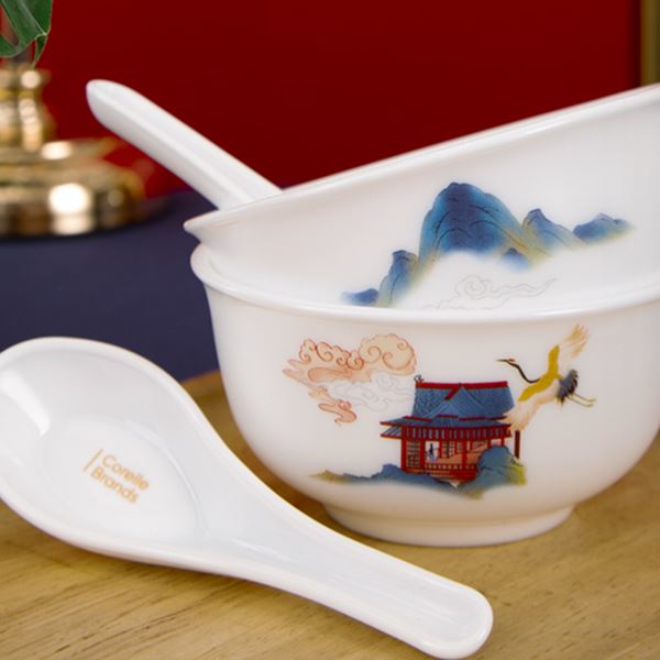 康宁冰萃玲珑盛世鸣和餐具4件套