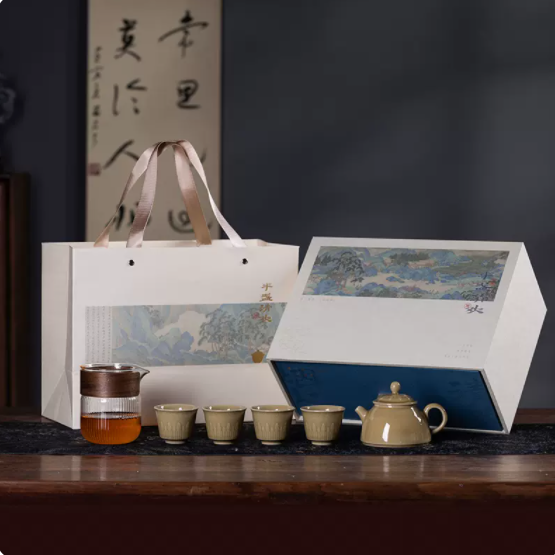 蕉叶茶具6头