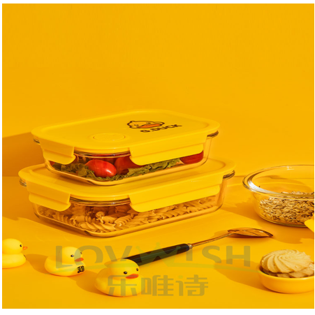 乐唯诗哈罗小黄鸭保鲜碗