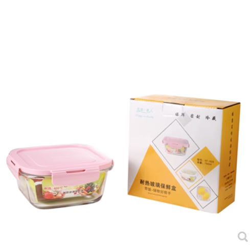 玻璃保鲜盒方碗XF-029