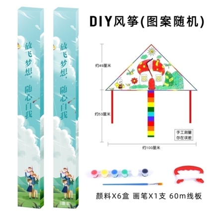 儿童DIY风筝套装15.8元