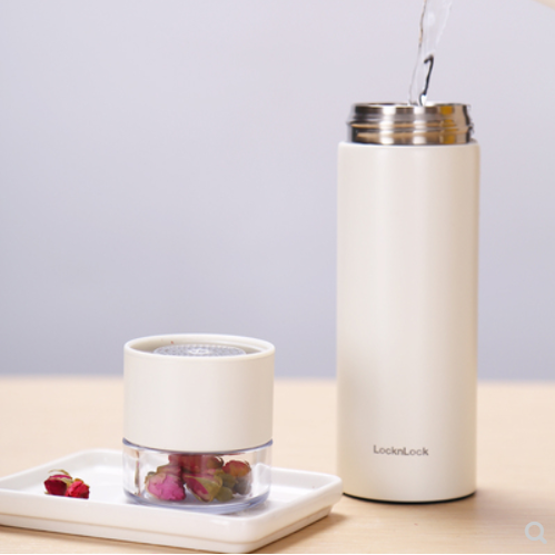 乐扣乐扣保温杯女茶水分离杯