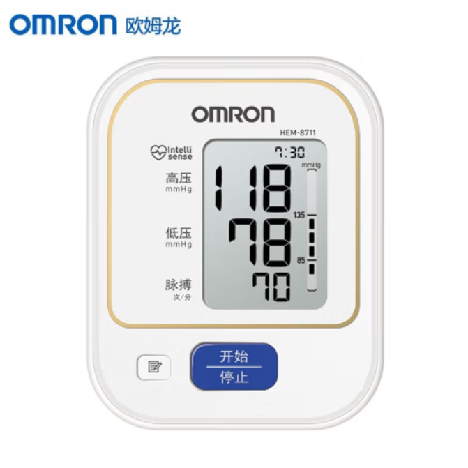 L欧姆龙上臂式电子血压计HEM-8711