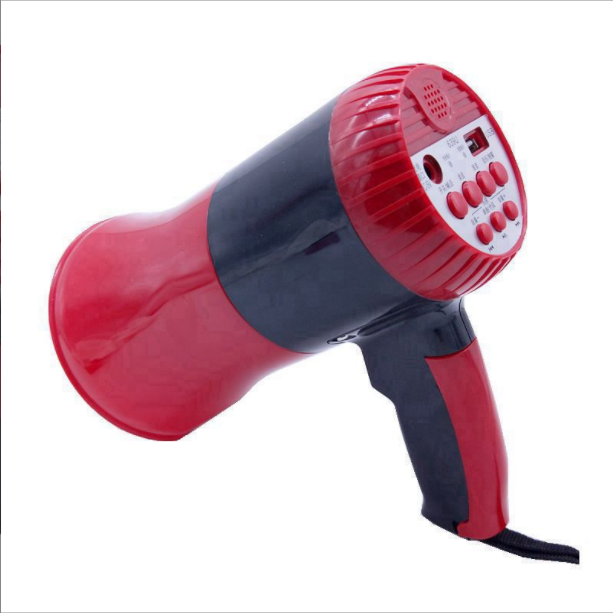 大功率手持喊话器充电式扩音器夜市地摊插卡叫卖广告宣传录音喇叭