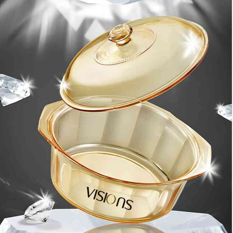 VISIONS康宁0.8L晶钻锅