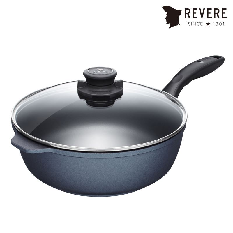 康宁Revere蓝宝石带盖煎锅28CM