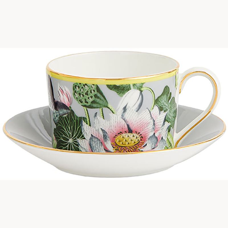 WEDGWOOD威基伍德睡蓮綺夢杯碟組