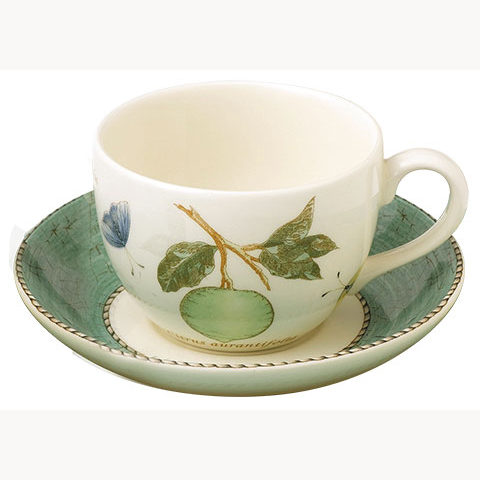 WEDGWOOD威基伍德莎拉花園藍(lán)色茶杯碟