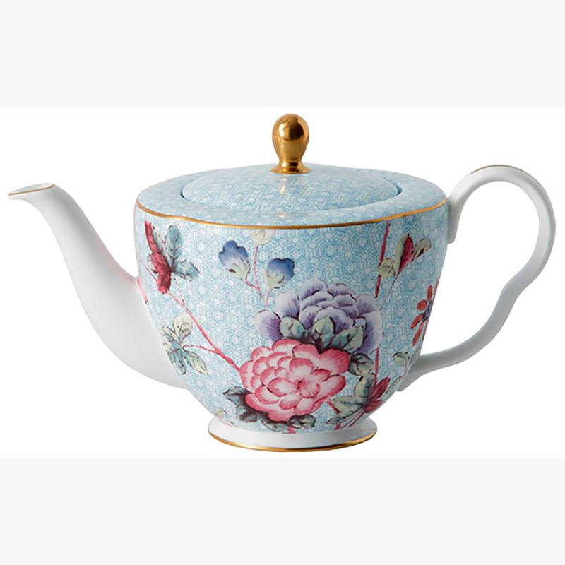 WEDGWOOD威基伍德杜鵑藍(lán)色大茶壺