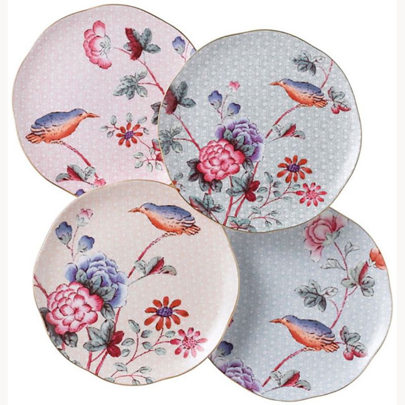 WEDGWOOD威基伍德杜鵑20cm盤四件組