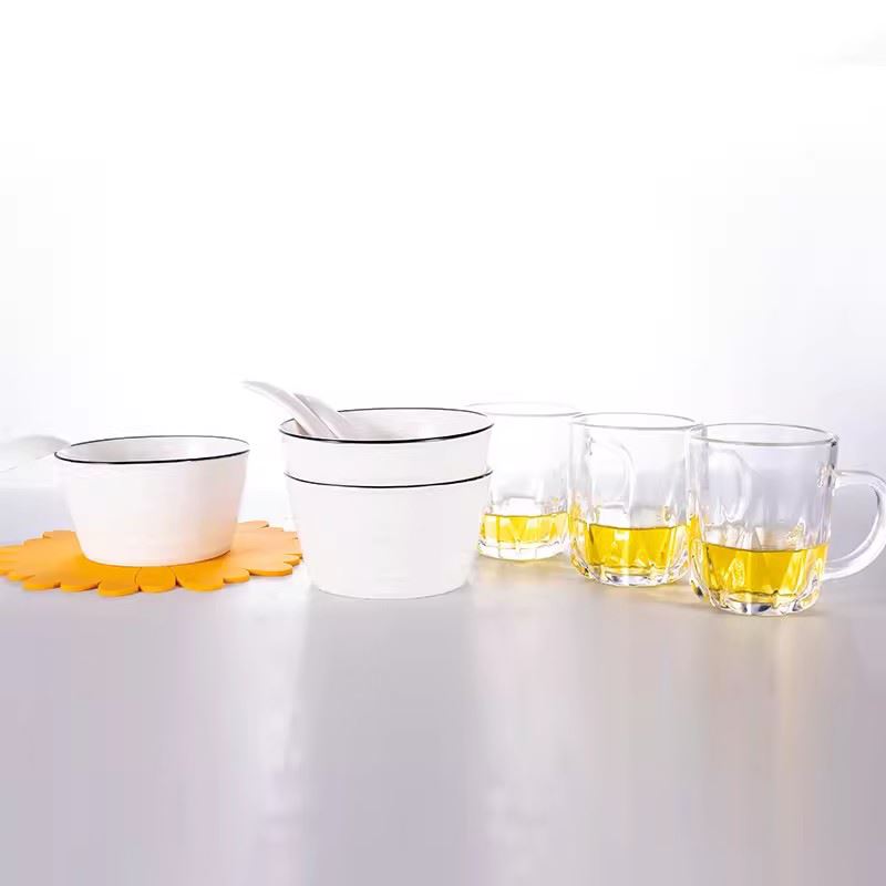 山重山我們仨碗勺杯九件套