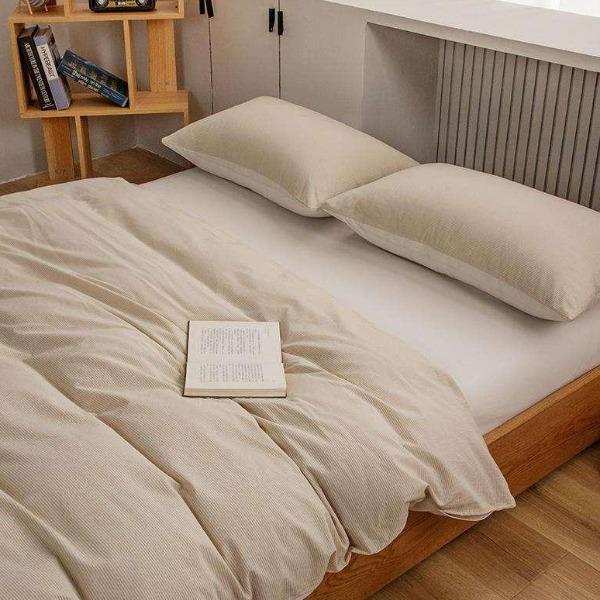 無印良品水洗全棉四件套--簡單條紋MUJI-TJ22-68
