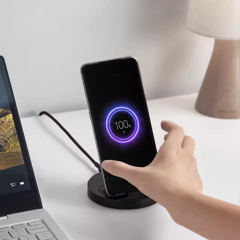 小米立式無線充電器充電頭20W